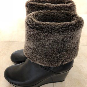 Stuart Weitzman Black Leather Boots